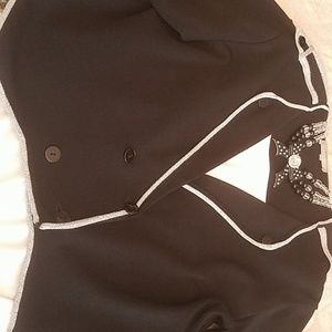 Rodika blank w/silver trimmins